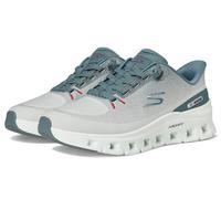 Skechers Mens Arch Fit Glide-Step Pro Hands Free Slip-in, Light Gray/Blue, 7.5