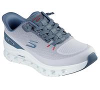 Skechers Men's Arch Fit Glide-Step Pro Sneaker, Light Gray Knit/Blue Pu, 7.5 UK
