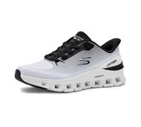 Skechers Mens Arch Fit Glide-Step Pro Hands Free Slip-in, White/Black, 10.5