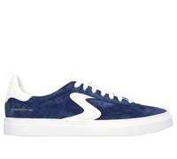 Skechers Men's Arch Fit Legend - Hamor Sneaker in Navy Blue, Size 9 | Leather/Synthetic