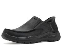 Skechers Men's Arch Fit Motley-Milo Slip-On, BBK (Black/Black), 14 X-Wide