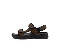 Skechers Men's Arch FIT Motley SD Kontra Sandal, Brown Leather, 10 UK