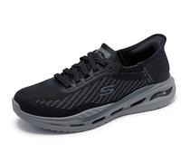 Skechers Men's Arch Fit Orvan-Drex Sneaker, Black, 8.5 UK X-Wide