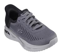 Skechers Men's Arch Fit Orvan-Drex Sneaker, Grey/Black, 13 UK