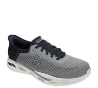 Skechers Men's Arch Fit Orvan-Drex Sneaker, Grey/Navy, 14 X-Wide