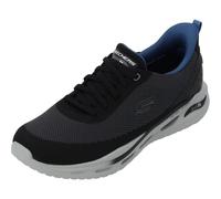 Skechers Men's Arch FIT ORVAN KINCADE Sneaker, Black/White, 9.5 UK