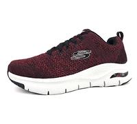 Skechers Men's Arch Fit Paradyme Low Top Sneaker Shoes Red/Black 10.5