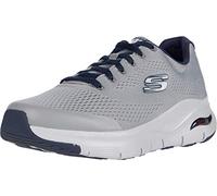 Skechers Men's Arch Fit Sneaker,Gray Textile/Synthetic/Navy Trim,9.5 UK