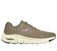 Skechers Men's Arch Fit Sneaker in Olive, Size 7.5 | Textile/Synthetic, Machine Washable