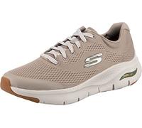 Skechers Men's Arch Fit Sneaker,Taupe Textile/Synthetic/Trim,8.5 UK