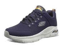 Skechers Men's Arch Fit Titan Sneaker, Navy Textile/Trim, 8.5 UK