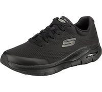 Skechers Men's Arch Fit Sneakers - Black Textile/Synthetic Trim - UK 8