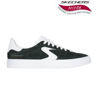 Skechers Mens Arch Fit Trainers Legend Hamor Green Suede Leather Casual Shoes