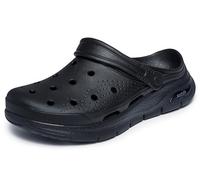 Skechers Men's Arch FIT Valiant Sliding Sandals, Black, 12 UK