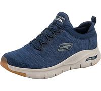 Skechers Men's Arch FIT WAVEPORT Sneaker, Navy Mesh/Trim, 7 UK