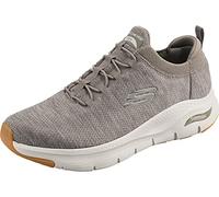 Skechers Men's Arch FIT WAVEPORT Sneaker, Taupe Mesh/Trim, 8 UK