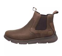 Skechers Men's AUGUSTINO Paulo Ankle Boot, Chocolate, 6 UK