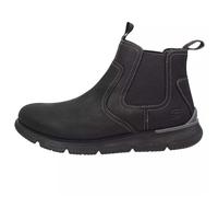 SKECHERS Mens Augustino Paulo Black Chelsea Boots Size: 7, Colour: