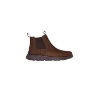 Skechers Augustino CHOC Chocolate brown Mens Chelsea Boots 205227 in a Plain Leather in Size 11