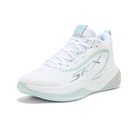 Skechers Men's Basketball Skx League Sneaker, White/Light Blue, 9.5 UK