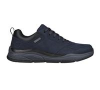 Skechers Benago Hombre NVY Navy Mens comfort shoes 210021 in a Plain Leather in Size 9