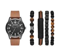 Skechers Men Analog Quartz Watch with Polyurethane Strap SR9065