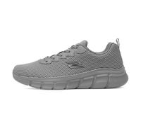 Skechers Men's Sneaker BOBS B Flex CHILL Edge – Dark Gray Knit, Textile/Synthetic, Vegan – UK 10