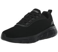 Skechers Men's Bobs B Flex-Cool Edge Sneaker, Black, 10 UK Wide