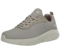 Skechers Men's Bobs B Flex-Cool Edge Sneaker, Taupe, 6.5 UK