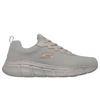 Skechers Men's BOBS Sport B Flex - Chill Edge Sneaker in Taupe, Size 9.5 | Textile/Synthetic, Vegan, Machine Washable