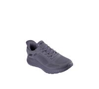 Skechers Bob Squad Chaos Slip- Ins Bungee Trainers- Grey, Grey, Size 7, Men Grey