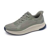 Skechers Men's Bobs Squad 4 Slip-in Trainers, Olive Mesh, 8 UK