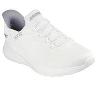Skechers Men's Bobs Squad Chaos-Daily Hype Hands Free Slip-ins Sneaker, Off-White, 7