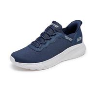 Skechers Men's Slip-On Trainers BOBS Squad Chaos – Navy Knit – UK 9