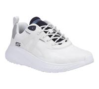 Skechers Mens Bobs Squad Chaos Elevated Drift 118034-Wmlt White/Multi Lace Up Shoes