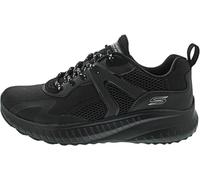 Skechers Men's BOBS Squad Chaos Elevated Drift Trainers, Black Synthetic/Mesh, 5.5 UK