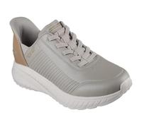 Skechers Men's Squad Chaos-Bungee Slip-ins Sneaker, Taupe, 13