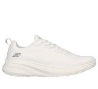 Skechers Men's BOBS Squad Chaos - Prism Bold Sneaker in Off White, Size 8 | Textile/Synthetic, Vegan, Machine Washable