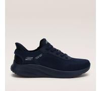 Skechers Men's Bobs Squad Chaos Solid Step Slip-Ins Trainers BLACK 11 MENS