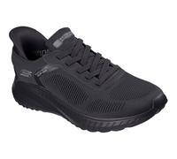 Skechers Men's BOBS Squad Chaos Solid Step Trainers, Dark Charcoal Knit, 12 UK
