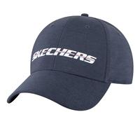 Skechers Men's Booming Baseball Hat in Charcoal/Navy Blue | Polyester/Spandex