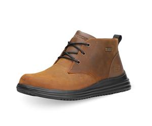 Skechers Mens Boot-PROVEN CONKLIN, Brown, 9