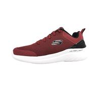 Skechers Men's Bounder 2.0 Nasher Trainers, Burgundy Mesh Black Trim, 6.5 UK