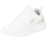 Skechers Men's Bounder 2.0 Nasher Trainers, White Mesh Gray Trim, 7.5 UK