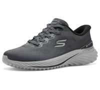 Skechers Men's Bounder 3.0 ReocurrenceSneaker | Hands Free Slip-ins, Air-Cooled Memory Foam, Machine Washable, Vegan, Engineered Mesh Upper, Flat Stretch Lace Slip-on