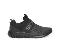 Skechers Men's 232281 BBK Trainers, Black Mesh/Pu/Black Trim, 6 UK