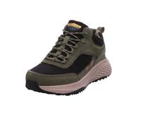 Skechers Men's Bounder RSE Brekor Sneaker, Olive Nubuck/Mesh/TPU/Black Trim, 7 UK