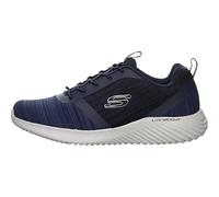 Skechers Men's Bounder Trainers, Navy Mesh Pu Trim, 9.5 UK