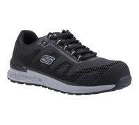 (7 UK, Black) Skechers Mens Bulklin Bragoo Safety Trainers