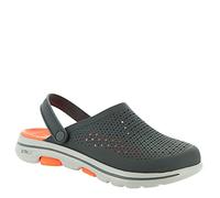 Skechers Men's Cali Gear Clog, Charcoal/Orange, 9 M US